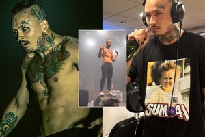 Policija pradėjo tyrimą dėl draudžiamos simbolikos demonstravimo rusų reperio Morgenshterno koncerte Vilniuje