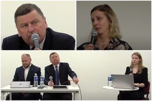 Debatuose Kėdainių meras, po klausimo apie ligoninę, pažemino ir pravirkdė gydytoją