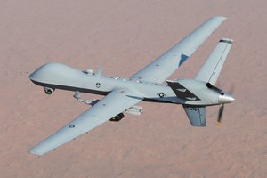 „MQ-9 Reaper“: kas tai per dronas, kurį taranavo rusų naikintuvas?