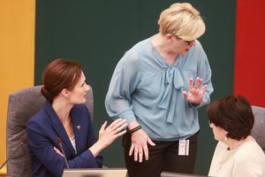 V. Čmilytė-Nielsen atvirai prabilo apie valdančiųjų santykius, žemą politinį pingpongą ir skolą žmogaus teisėms