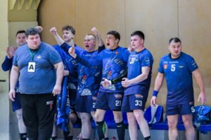 Čempionato lyderiai „Dragūno“ rankininkai pergalių serija baigė reguliarųjį sezoną