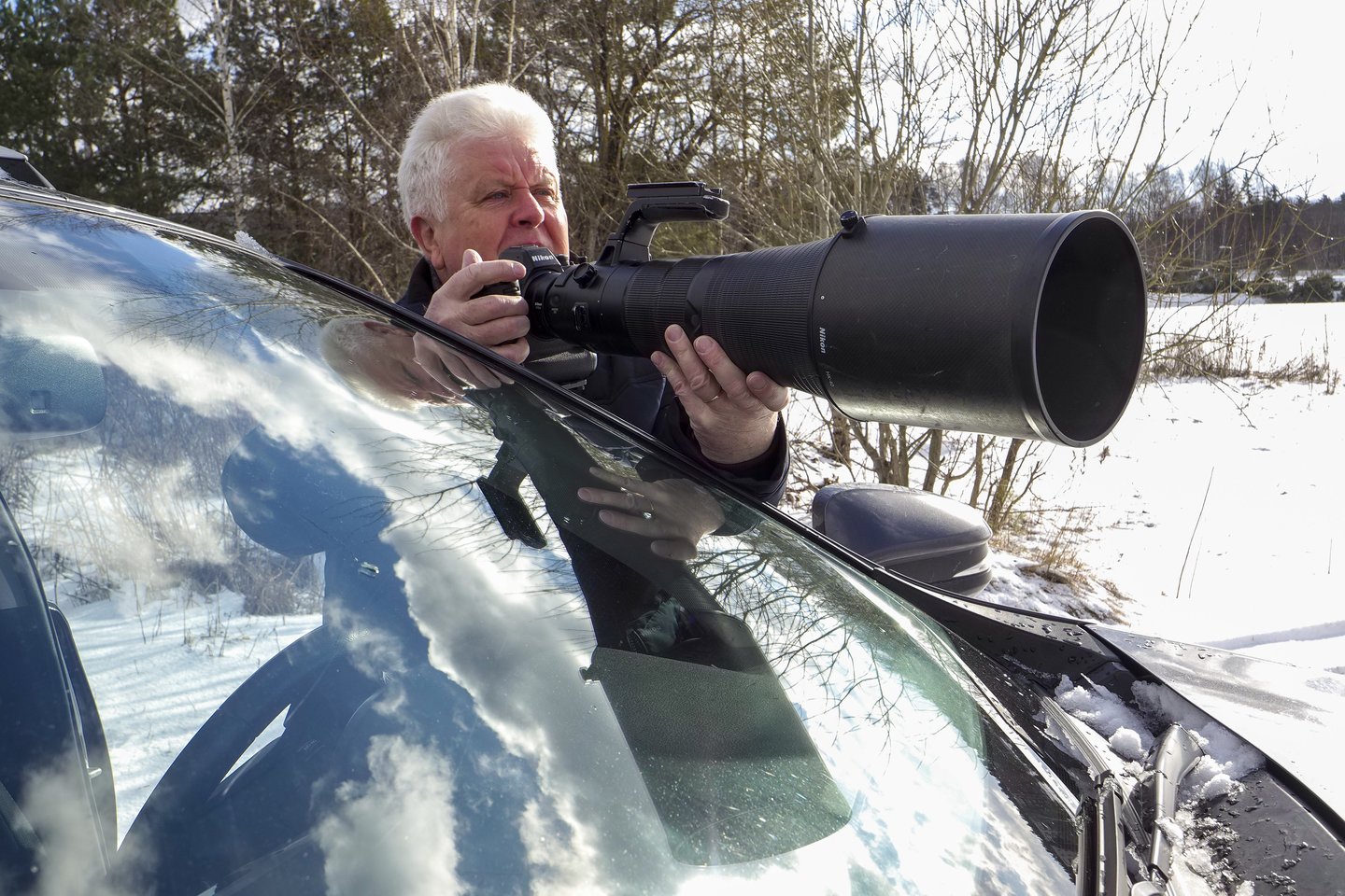Ištreniruota gamtininko ir fotografo akis S.Paltanavičiui padeda lengviau sumedžioti įspūdingų kadrų.<br>V.Ščiavinsko nuotr.