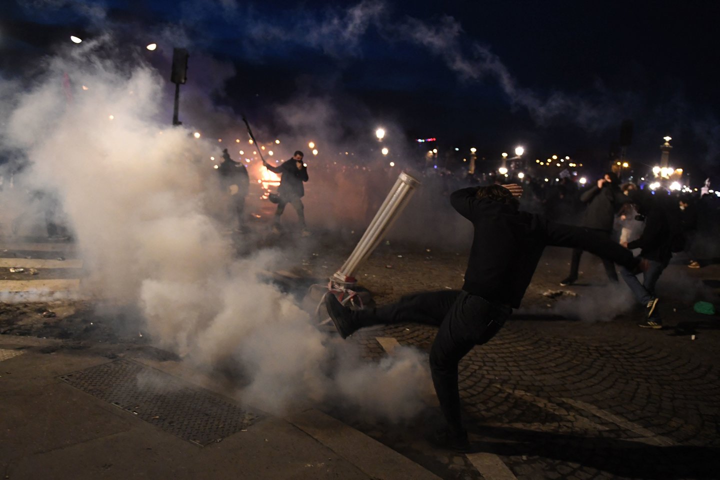 Protestas Prancūzijoje.<br>AFP/Scanpix nuotr.