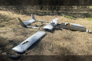 Rytų Ukrainoje numuštas Kinijoje pagamintas, modifikuotas ir apginkluotas dronas