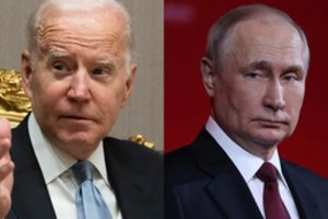 J. Bidenas: V. Putinas neabejotinai įvykdė karo nusikaltimų
