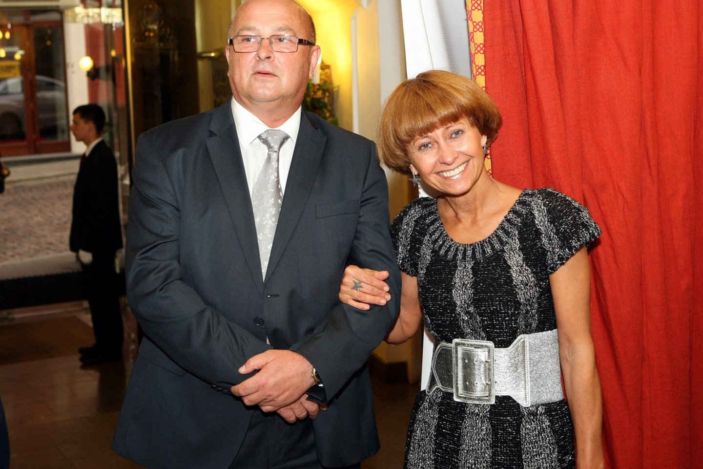 Visvaldas Matijošaitis su žmona Irena Matijošaitiene.<br>R.Danisevičiaus nuotr.