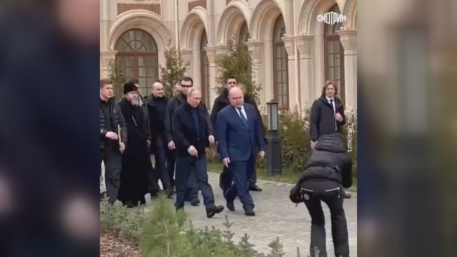 V. Putinas apsilankė Kryme: taip paminėjo devintąsias aneksijos metines