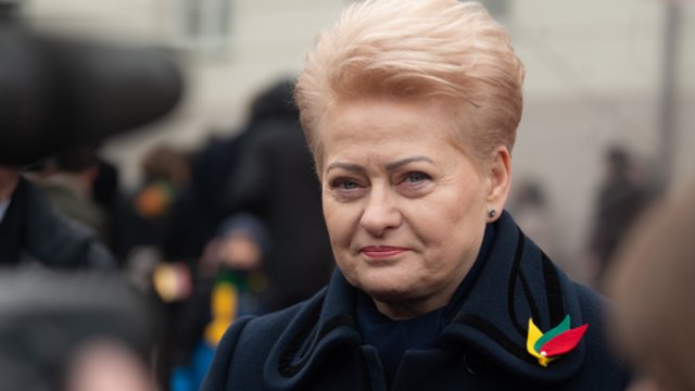 D. Grybauskaitė džiaugiasi TBT spendimu, tačiau paramą Kyjivui laiko per maža: tai atsispindi mūšio lauke