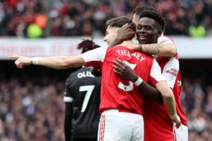 Londono derbį užtikrintai laimėjusi „Arsenal“ dar labiau įsitvirtino lentelės viršūnėje