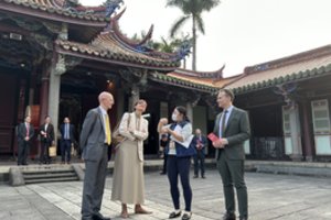 Vokietijos ministrė pirmą kartą per 26 metus apsilankė Taivane ir pasirašė susitarimą dėl bendradarbiavimo