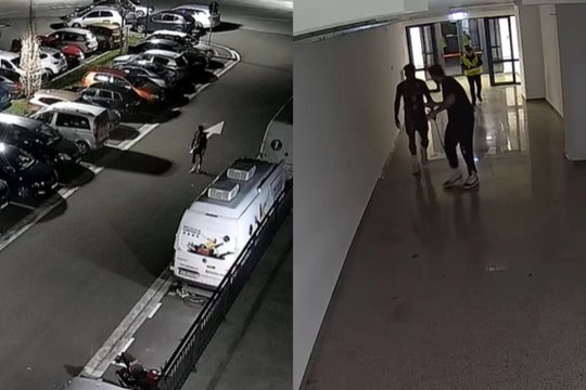 Beprotybė Rumunijoje: išvarytas krepšininkas į areną grįžo su metaliniu strypu rankoje