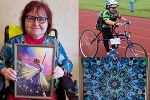 Net kelis insultus patyrusi vilnietė kuria dailias puošmenas: kruopštumas kelia nuostabą