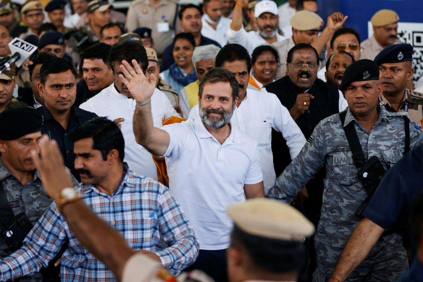 Indijos opozicijos lyderis Rahulas Ghandi pašalintas iš parlamento.<br>Reuters/Scanpix nuotr.