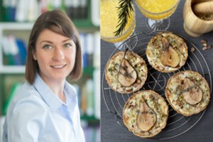 Kriaušių, pelėsinio sūrio ir maskarponės tartaletės: užkandis, kuris įtiks net išrankiausiems