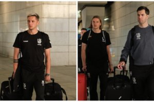 Lietuvos rinktinė po mūšio Belgrade pasiekė Atėnus