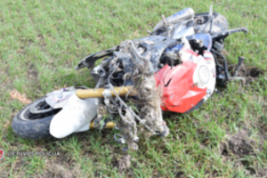 Nelaimė šalia Marijampolės: per motociklo avariją vienas žmogus žuvo, kitas – sunkiai sužeistas