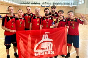 Pirmasis kurčiųjų vyrų tinklinio čempionas – sostinės „Gestas“