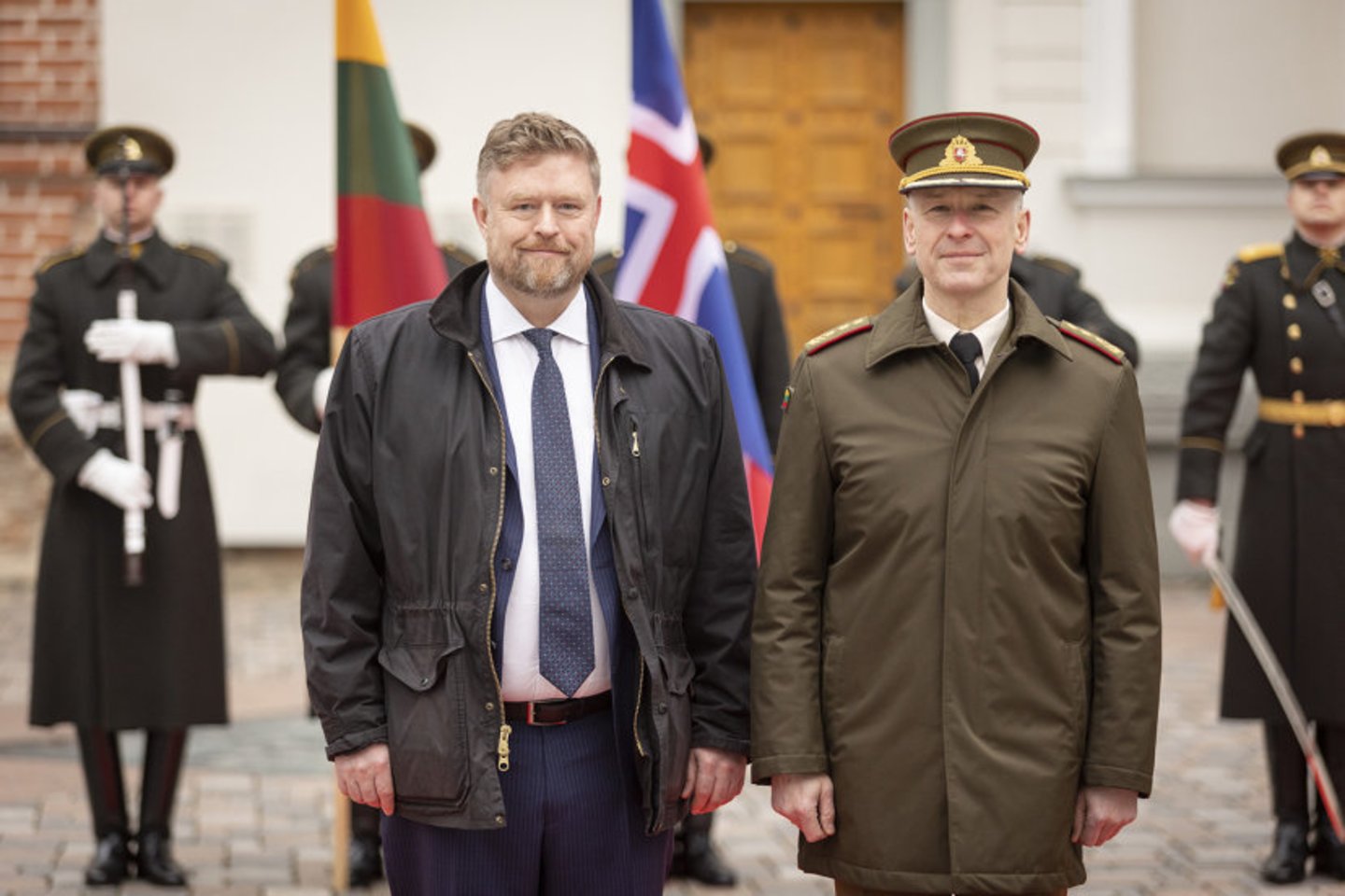 V. Rupšys susitiko su Islandijos kariuomenės vadu: aptarė bendradarbiavimą saugumo ir gynybos srityse.<br> Kariuomenės nuotr.