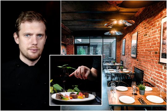 Restorano šefas Antanas Burokas atskleidžia moderniosios virtuvės paslaptis.