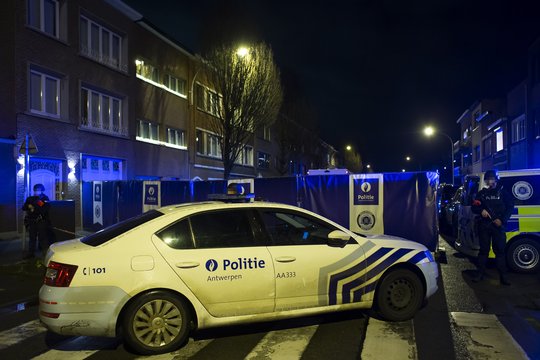 Belgijos policija.