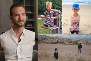 Be rankų ir kojų gimęs N. Vujičičius – apie niūrias mintis ir lūžio tašką: „Pamačiau tėvus, verkiančius prie mano kapo“