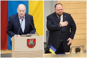 Signatarui Č. Juršėnui ir Ukrainos parlamento pirmininkui R. Stefančukui paskirtas Seimo apdovanojimas