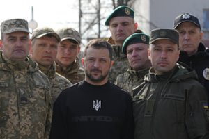 V. Zelenskis apsilankė Sumų srityje