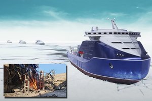 Rusijos supergalingo atominio ledlaužio likimas nebeaiškus – pati Rusija susprogdino gamyklą