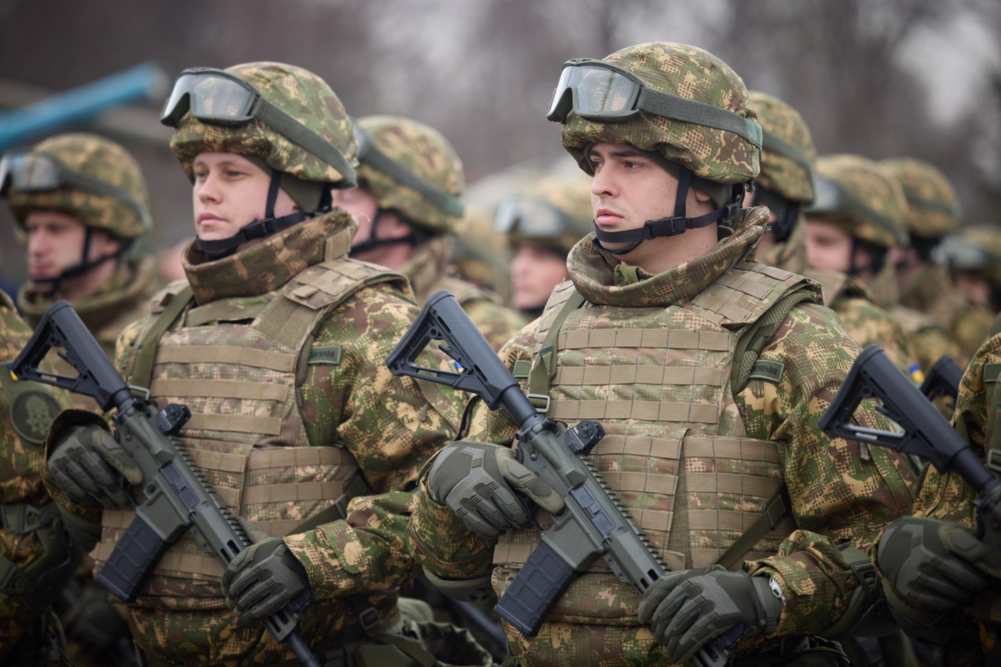 Karas Ukrainoje. Ukrainos kariai.<br>ZUMA Press/Scanpix nuotr.