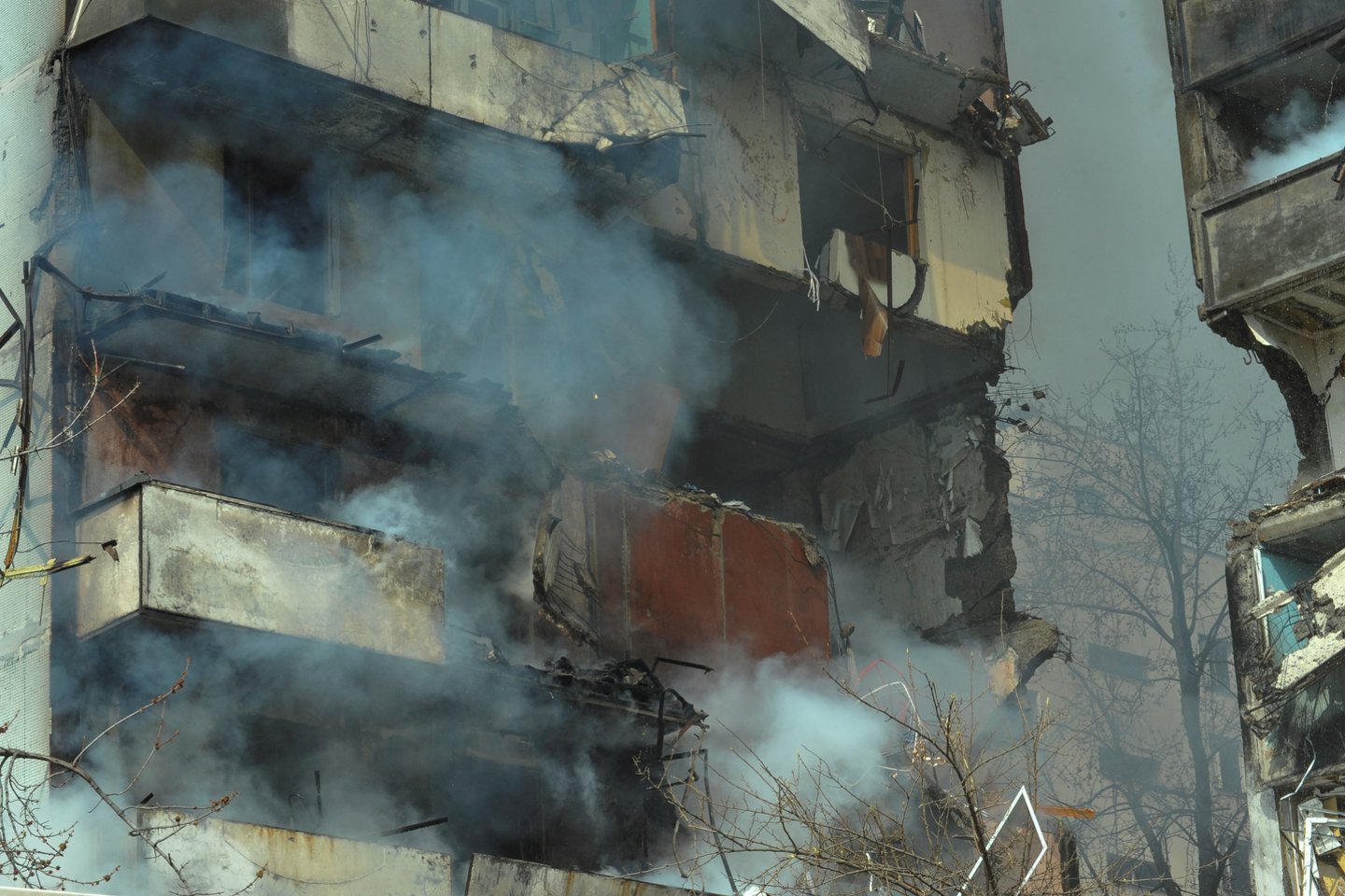 Trečiadienio popietę Zaporožėje nugriaudėjo sprogimai. Vaizdo įra<br>Reuters/Scanpix nuotr.