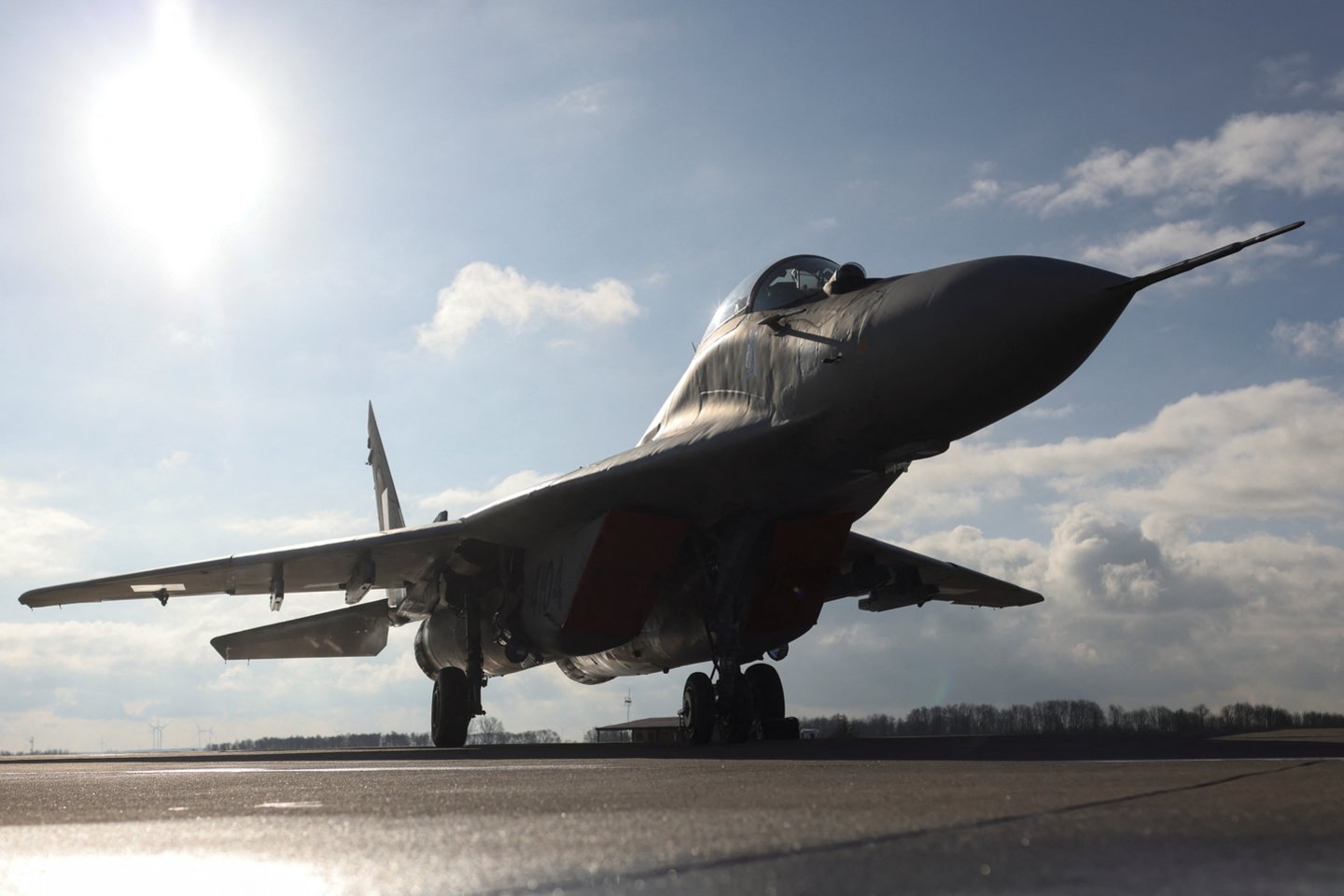Karas Ukrainoje. Naikintuvas MiG-29.<br>Reuters/Scanpix nuotr.