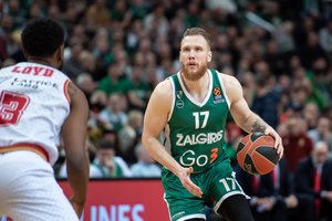 Kaunas švenčia: M. Jameso sugrįžimą „Žalgiris“ pašventino „Monaco“ pralaimėjimu