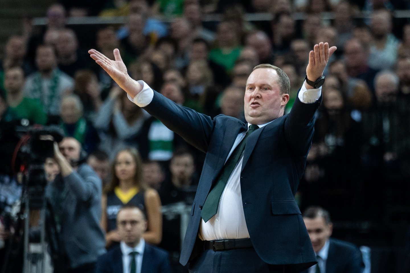 K.Maksvyčio auklėtiniai šventė svarbią pergalę Eurolygoje.<br>R. Vilkelio nuotr.