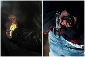 Pistoletu ginkluotas 20-metis Kaune apiplėšė parduotuvę ir čia pat įkliuvo – gresia iki 7 metų kalėjimo