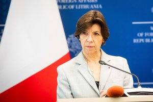 Prancūzijos užsienio reikalų ministrė: V. Putinas, planuodamas Baltarusijoje dislokuoti branduolinį ginklą, siekia destabilizuoti Europą