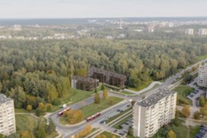 Vilniaus miegamajame rajone atrado unikalią vietą: ten statys 100 butų penkiaaukštį