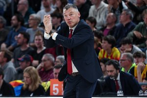 Užsibrėžtą tikslą Eurolygoje pasiekęs Š. Jasikevičius: „Vaikinai kovojo kaip pašėlę“