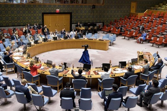 Rusija pirmininkaus JT Saugumo Tarybai: esą rengiasi aptarti naują pasaulio tvarką