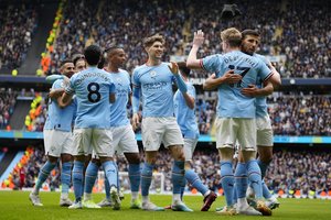 „Manchester City“ ir be E. Haalando sutriuškino „Liverpool“ ekipą