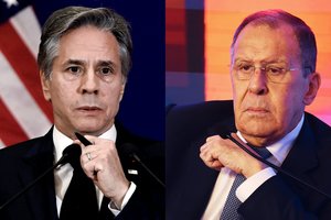 Karo Ukrainoje kontekste retas JAV ir Rusijos politikų pokalbis: A. Blinkenas ragino S. Lavrovą paleisti JAV žurnalistą