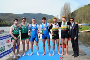 Italijoje – irkluotojų medaliai ir mintys apie olimpinius kelialapius