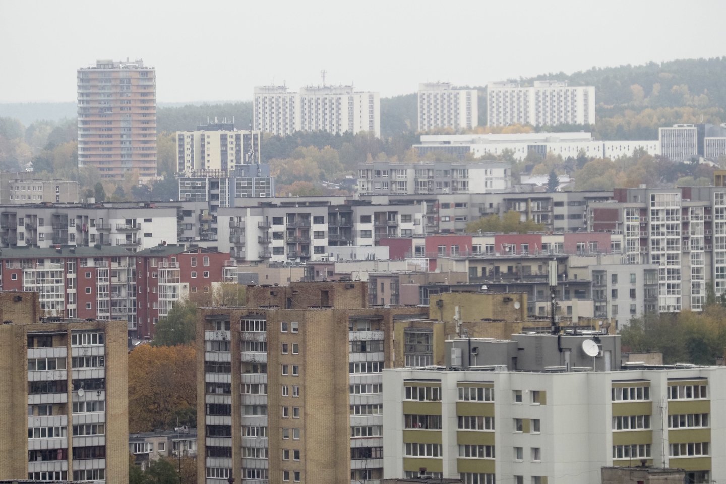 Vidutinė laisvų butų 1 kv. m kaina Vilniuje kovo pabaigoje siekė 3445 eurus.<br>V.Ščiavinsko nuotr.