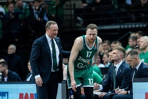 Prieš svarbias Eurolygos rungtynes K. Maksvytis užsiminė apie neraminančią I. Brazdeikio būklę