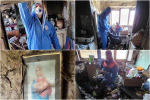 Abejingumo priblokštas Michailas puolė gelbėti tarp žiurkių gyvenantį 80-metį senolį: vaizdas bute gali supykinti