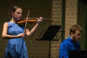 Krzysztofo Pendereckio našlė po koncerto gyrė ir lietuvių smuikininkę Dalią Kuznecovaitę