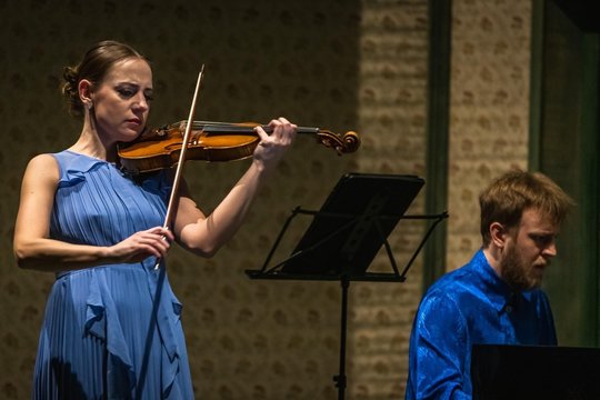 Krzysztofo Pendereckio našlė po koncerto gyrė ir lietuvių smuikininkę Dalią Kuznecovaitę