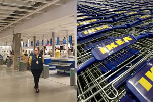 Sutrikus „Ikea“ kasos aparatams klientai negalėjo atsiskaityti už pirkinius: dalis papietavo nemokamai