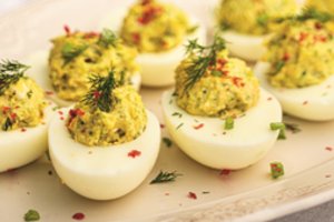 Brokoliais ir feta įdaryti kiaušiniai: štai kur sunaudosite po švenčių likusius margučius