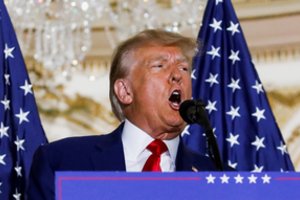 D. Trumpas ugningai išplūdo jam mestus kaltinimus ir svaidėsi pareiškimais: „Mūsų šalis keliauja į pragarą“