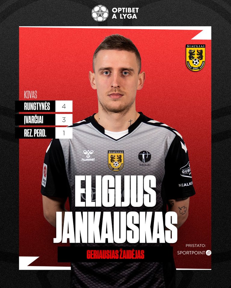 „Šiaulių“ žaidėjas Eligijus Jankauskas.<br> Tubukas nuotr.